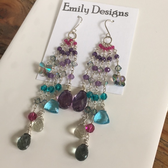 Emily Designs Jewelry - Paradise shine butterfly cascade earrings